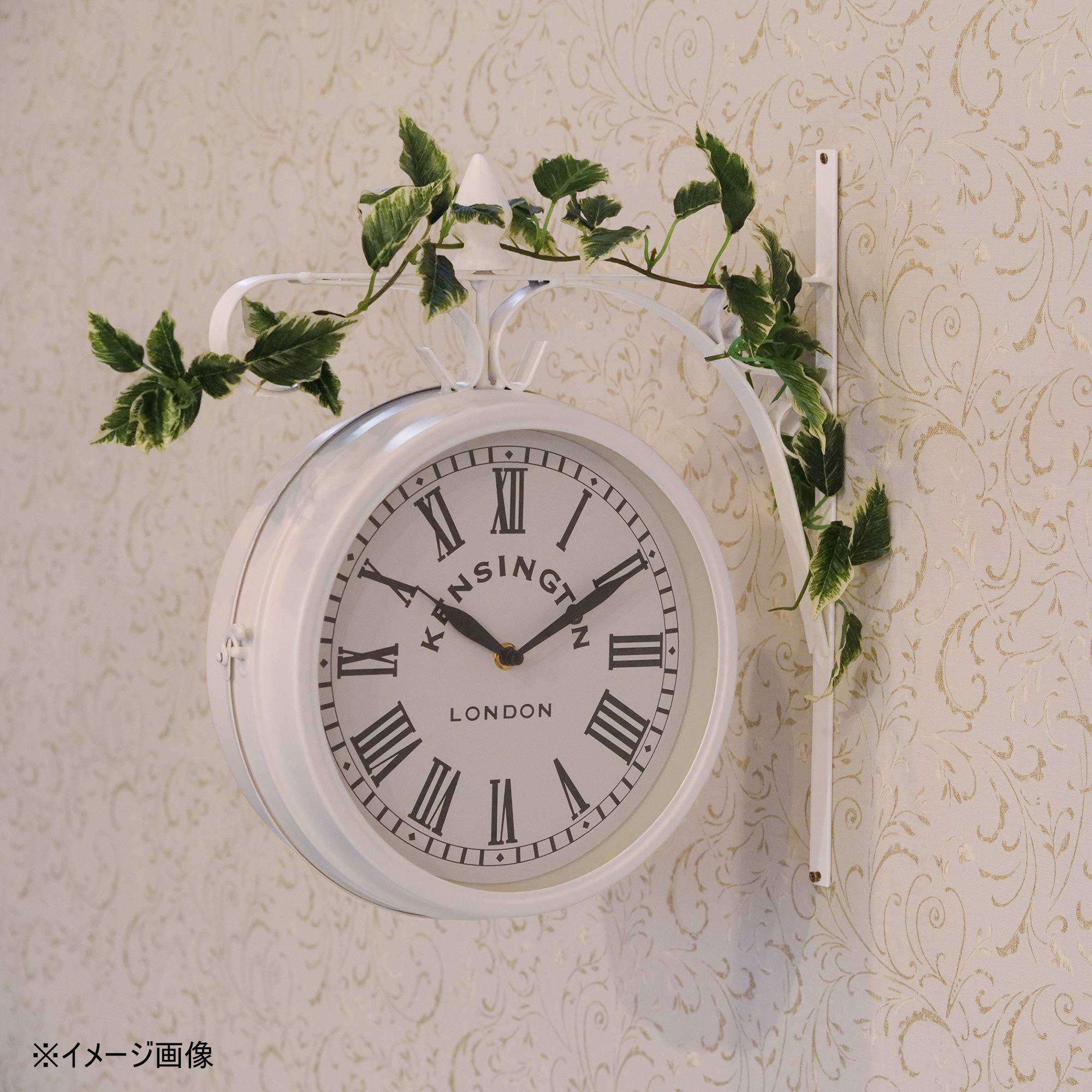 Amazon.co.jp: 東谷 ウォールクロック Mサイズ ホワイト CLK-102WH